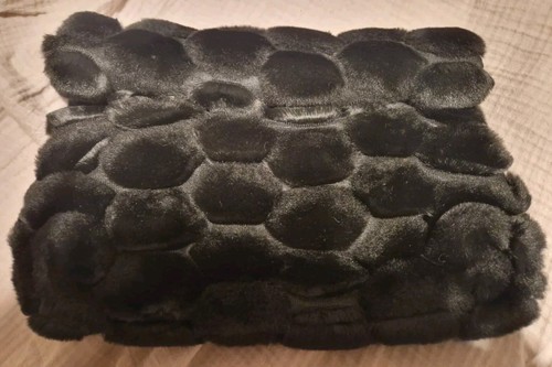 Topshop black spot faux - black,