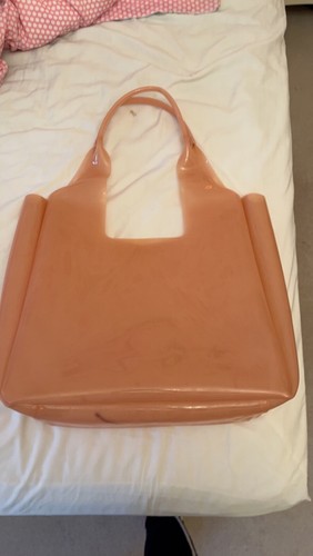Topshop pink perspex beach bag - beach,