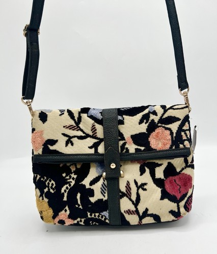 Floral chenille tapestry - floral,