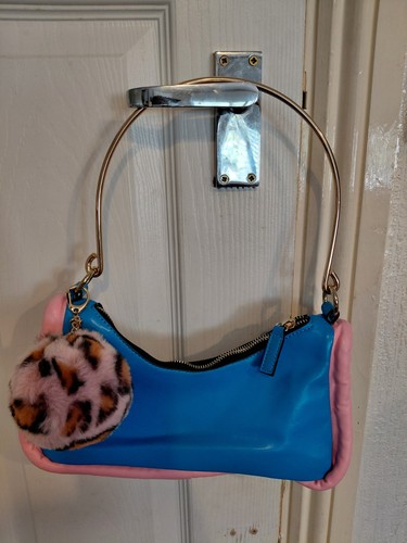Topshop small faux leather