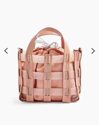 Topshop pink patent croc - patent, weave